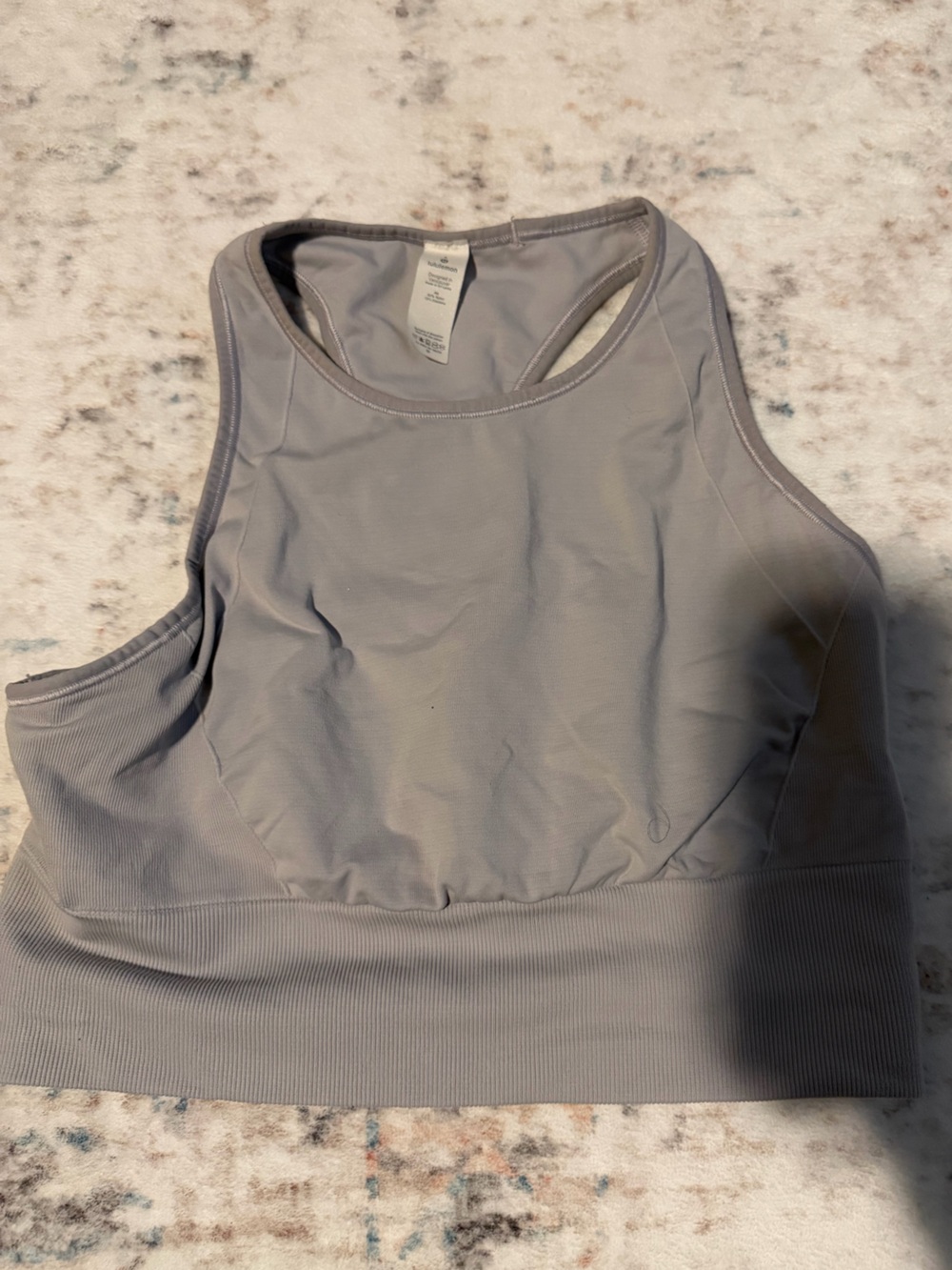 lululemon athletica Women's Tank Top - Light Gray
